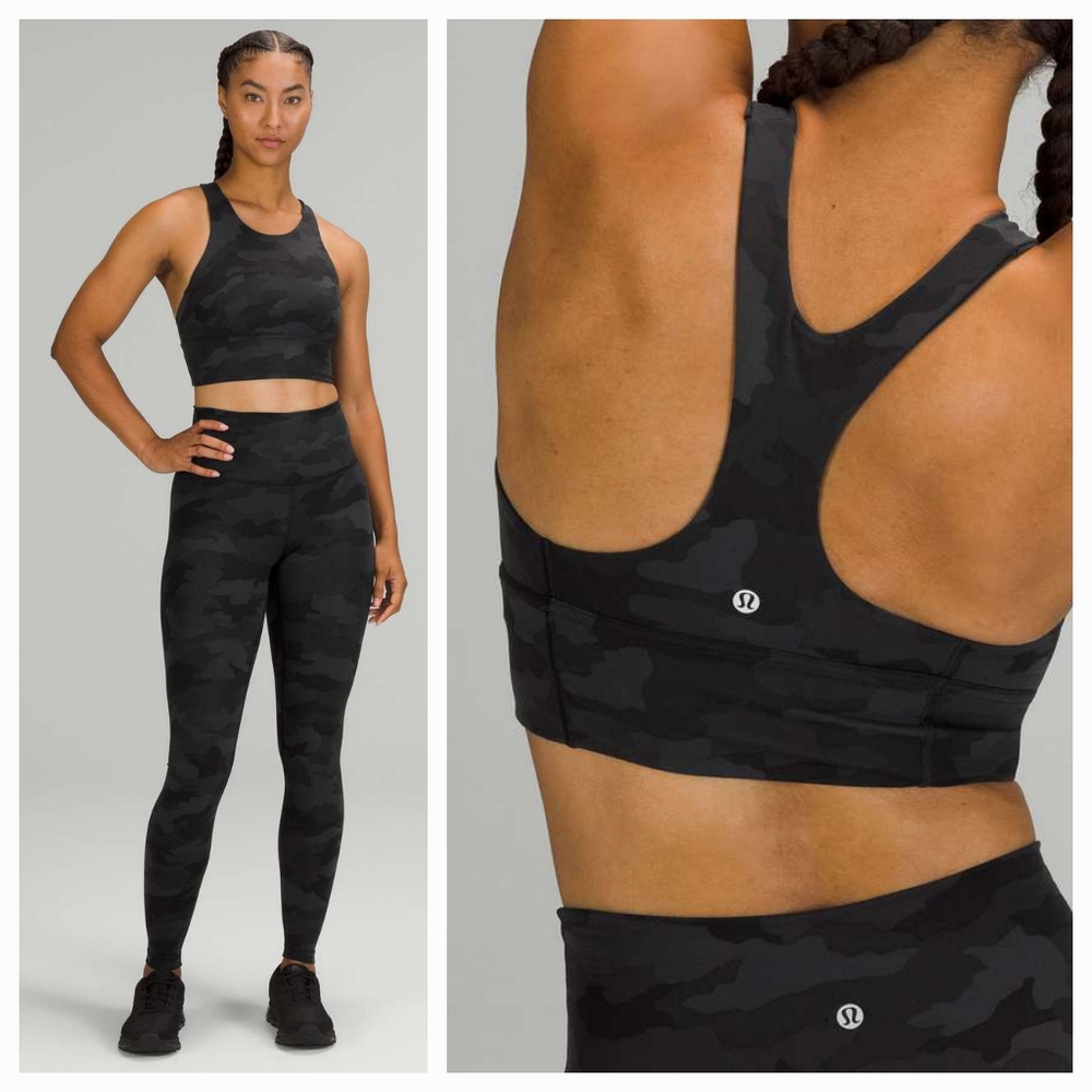 Lululemon Wunder Train Longline Bra Medium Support. Sz 4